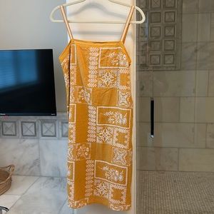 Anthropologie embroidered dress